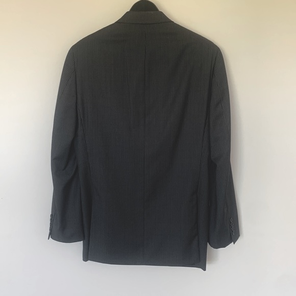 Calvin Klein 3 Piece Suit - Dark Grey Pinstripe - Picture 6 of 12